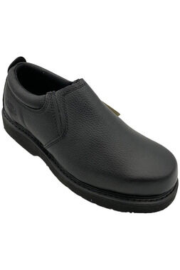 Work America Men's Work Slip-On Work Loafer Black - Extra Wide